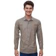 Checks Brown Shirt : Business