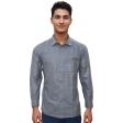Checks Gray Shirt : Business
