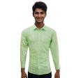 Checks Green Shirt : Business