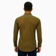 Plain Dark Green Shirt : Business