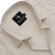 Self Design Fawn Shirt : Business