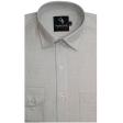 Self Design Light Gray Shirt : Business