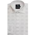 Self Design Light Green Shirt : Business
