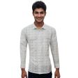 Self Design Mauve Shirt : Business