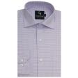 Self Design Mauve Shirt : Business