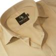 Self Design Fawn Shirt : Business