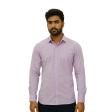 Self Design Mauve Shirt : Business