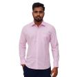 Self Design Pink Shirt : Business