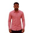 Self Design Red Shirt : Business