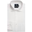 Self Design White Shirt : Business