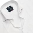 Self Design White Shirt : Business