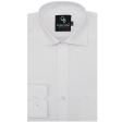 Self Design White Shirt : Business