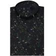 Combination Navy Blue Shirt : Party