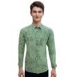 Print Green Shirt : Party