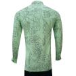 Print Green Shirt : Party