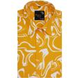 Print Gold Shirt : Party