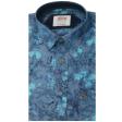 Print Blue Shirt : Ditto