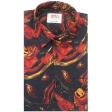 Print Brown Shirt : Ditto