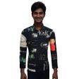 Print Black Shirt : Ditto