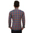 Checks Orange Shirt : Business