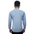 Self Design Light Blue Shirt : Business