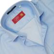 Self Design Light Blue Shirt : Business