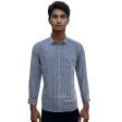Stripes Dark Blue Shirt : Business