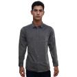 Plain Dark Gray Shirt : Business