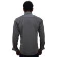 Plain Dark Gray Shirt : Business
