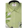 Handpainted Green Shirt : Ditto