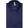 Plain Dark Blue Shirt : Slim