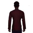 Plain Maroon Shirt : Slim
