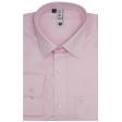 Self Design Pink Shirt : Slim