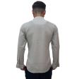 Self Design Gray Shirt : Slim