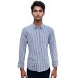 Stripes Blue Shirt : Slim