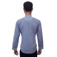 Checks Navy Blue Shirt : Slim