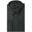Print Brown Shirt : Party