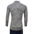 Print Gray Shirt : Party