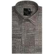 Print Brown Shirt : Party