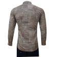 Print Brown Shirt : Party