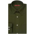 Plain Green Shirt : Slim