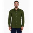 Plain Green Shirt : Slim