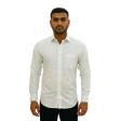 Plain Cream Shirt : Slim
