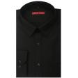 Plain Black Shirt : Slim
