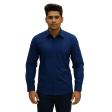 Plain Navy Blue Shirt : Slim