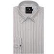 Stripes Gray Shirt : Business
