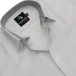 Stripes Light Gray Shirt : Business