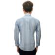 Stripes Blue Shirt : Business