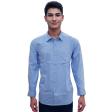 Plain Dark Blue Shirt : Business