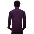 Self Design Wine Shirt : Business
